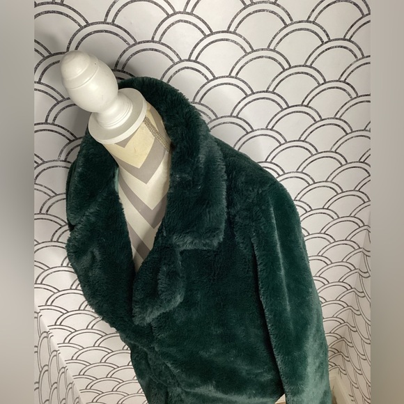 Odin Emerald Plush Teddy Jacket size medium - Picture 6 of 14